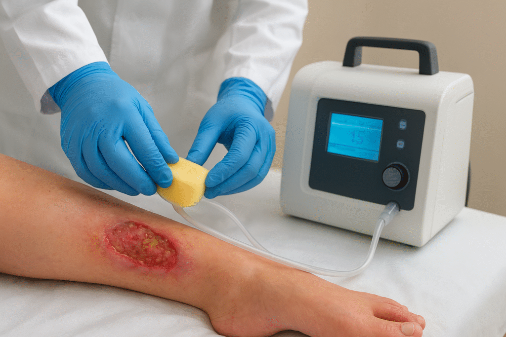 Best VAC therapy center in Hyderabad wound care room
